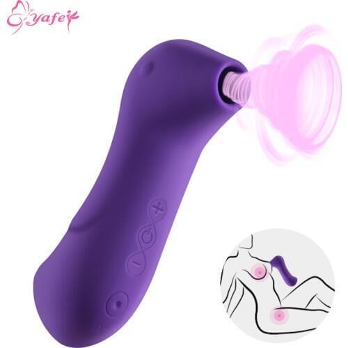 Sucking Vibrator Clitoris Masturbator Nipple Dildo Rechargeable Waterproof G-spot Stimulator Massage Adult Sex Toy for Woman
