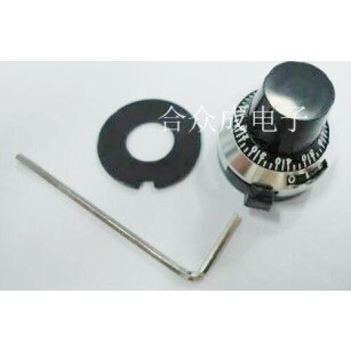 [VK] Multi-turn dial knob aperture 4mm WXD3-13 knob with switch knob switch knob switch