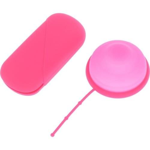 1PCS Extra-Thin Menstrual Cup Disc Silicone Menstrual Disk Tampon Or Pads Alternative For Feminine Hygiene Product