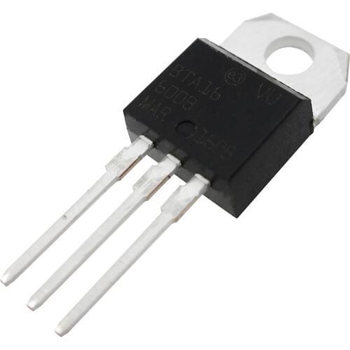 100PCS BTA16,BTA16-600B BTA16-600 Triac 600V 16A