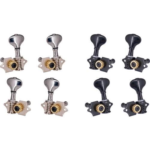4pcs 2R2L Open Gear Guitar Tuning Pegs Tuners DIY Making Kits for Ukulele Kits
