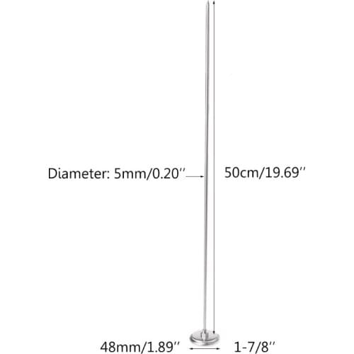 50cm Premium Stainless Steel Compost Soil Thermometer Garden Backyard 0℃-120