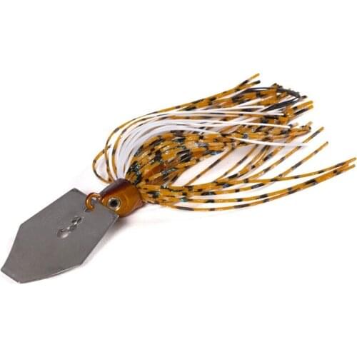 6 Pcs/Set 10cm 11g Artificial Buzzbait Fishing Lures Chatterbait Blade Crankbait