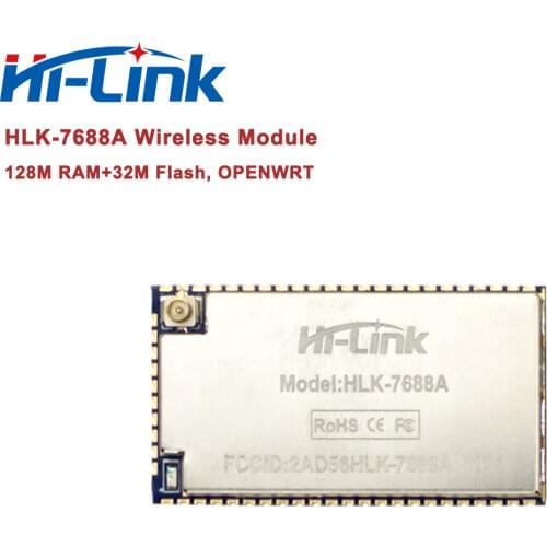 Free Shipping 2pcs/lot UART to Ethernet OpenWRT Wireless Router Module Smart Home MT7688AN