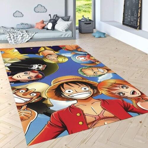 One Piece Pattern Non-Slip floor Carpet, teenagers carpet Modern carpet, 3d digital printing carpet soft carpet, fan Carpet