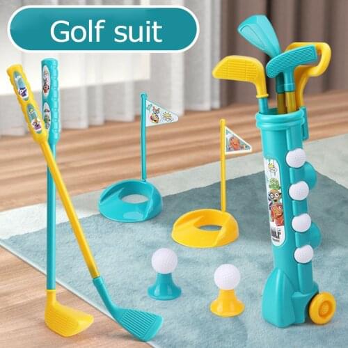 Kids Golf Set Parent-child Toys Outdoor Sports Toys Interactive Games Children Party Supplies Birthday Gift for Kids