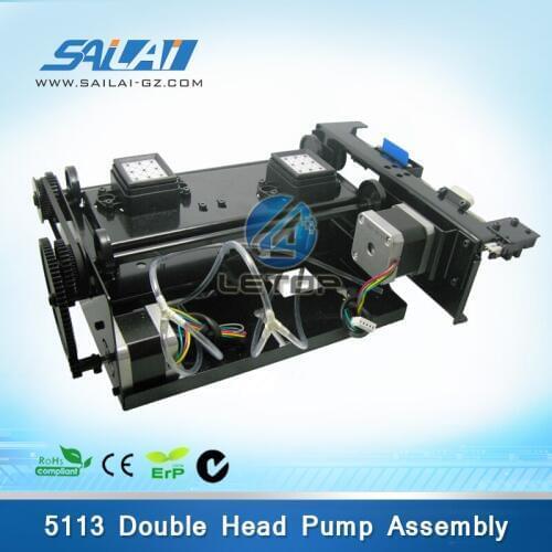 Double head 5113 pump assembly for eco solvent printer