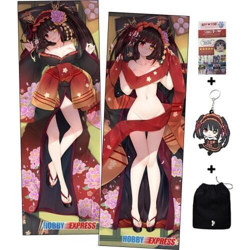 Hobby Express Kurumi Tokisaki Date A Live Dakimakura Japanese Otaku Waifu Hugging Body Pillow Cover ADP19068-1