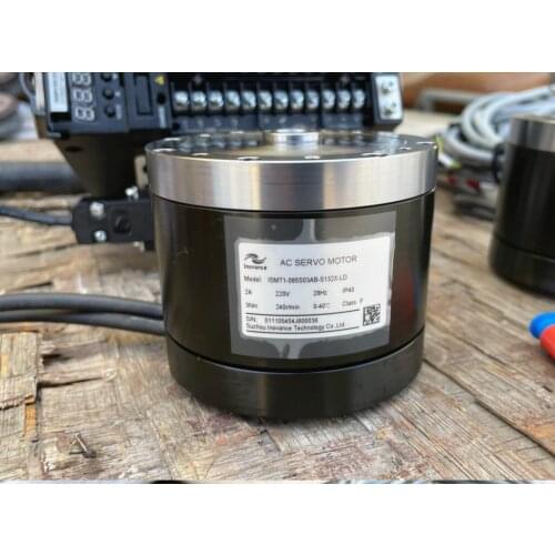 99% new CNC indexing plate Micro DD motor Direct drive motor High-precision rotating platform Servo turntableClosed loop one set