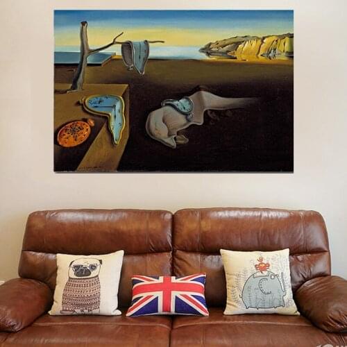 Living Room Wall Art Picture, Surreal Oil Painting Canvas Painting "The World of Animals"