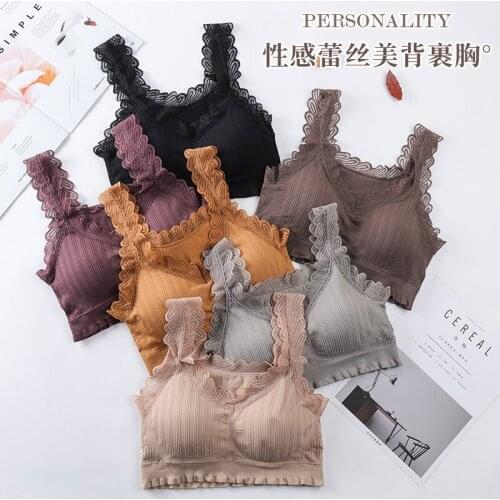 Linbaiway Ladies Push Up Sports Bras Womens Plus Size Bralette Fitness Seamless Underwear Crops Tops Bras Female Brassieres