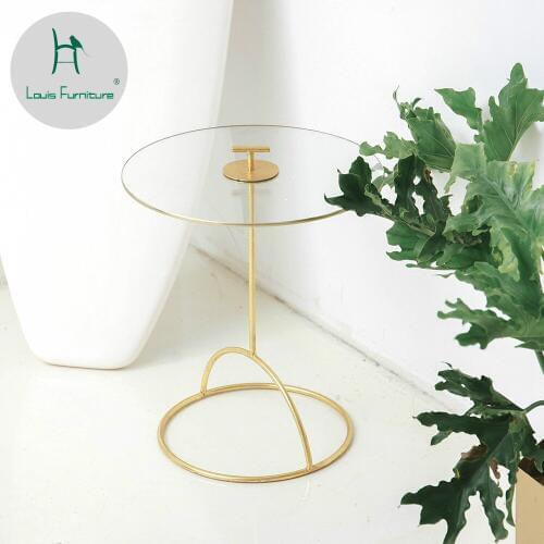 Louis Fashion Coffee Tables Nordic Modern Minimalist European Versatile Iron Mini Simple