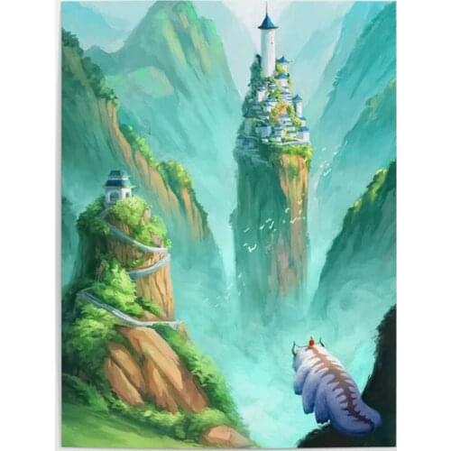HD Prints Modular the Last Airbender Canvas Painting Home Decoration Wall Art Landscape Poster Anime Pictures Living Room Frame
