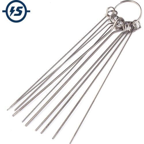 10 Kinds Stainless Steel Needle Set PCB Electronic Circuit Through Hole Needle Desoldering Welding Repair Tool 80mm 0.7-1.3mm