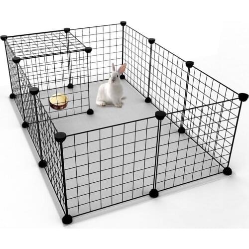 Foldable Pet Playpen Fence For Cat House Exercise Aviary For Pets Fitting For Dog Iron Fence Puppy Kennel House For Rabbit WF