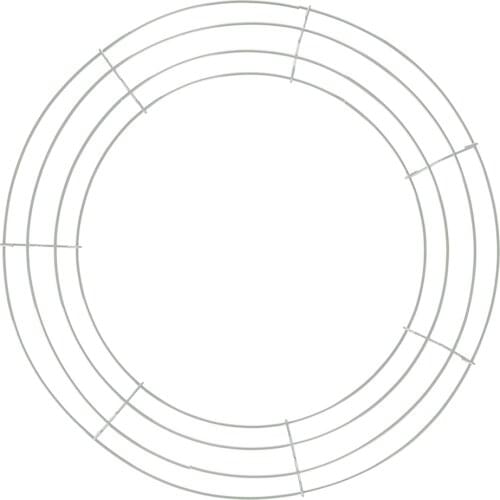 Easter Garland Door Pendant Wreath Frames Wire Metal Hanging Durable Ins Wind 20-40cm For Party Decoration Iron Circle Ring