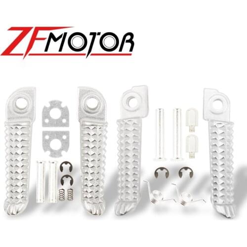 Motorcycle Rear Front Footrests Foot pegs For Yamaha YZF R1 1992-2019 R6 1999-2012 2003-2017 YZF R6S 2003-2008 07 estriberas