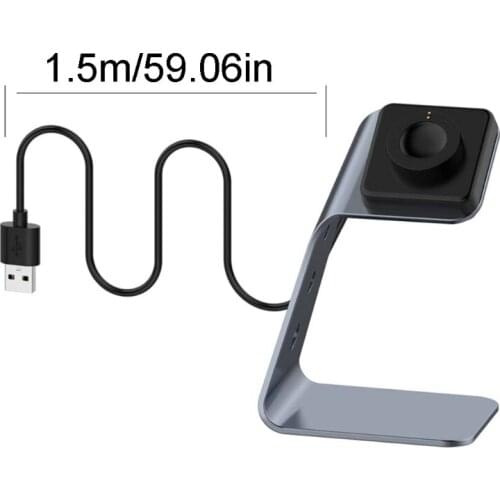 Charger Stand For -Fossil Gen4/5 aluminum alloy USB Charging Dock Cable 1.5m E56B