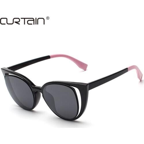 Fashion Cat Eye Sunglasses Women Brand Designer Retro Pierced Female Sun Glasses oculos de sol feminino UV400