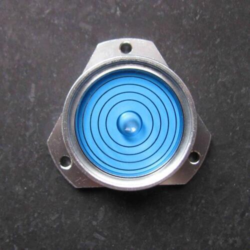 HACCURY Size 48*35*13mm Triangular metal water level meter Universal level Round Metal vial bubble spirit level