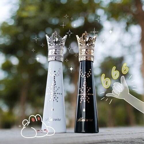 The New Fashion Crown Mascara Waterproof and Sweatproof Thick and Slender Curling Silicone Brush Head Beginners Eye Makeup