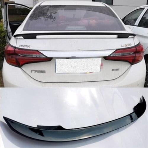 CEYUSOT For CAR Trunk Universal Accessories Spoiler NEW OLD Toyota Corolla ABS Material Plastic Rear Lip Wing Tail Refit 129CM