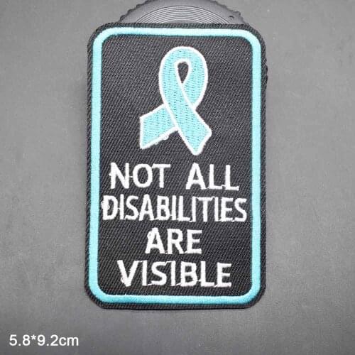 Green Ribbon Beast Mode On Cheap Good Quality Inspirational Saying Word Letter Iron On Embroidered Clothes Patches For Clothing