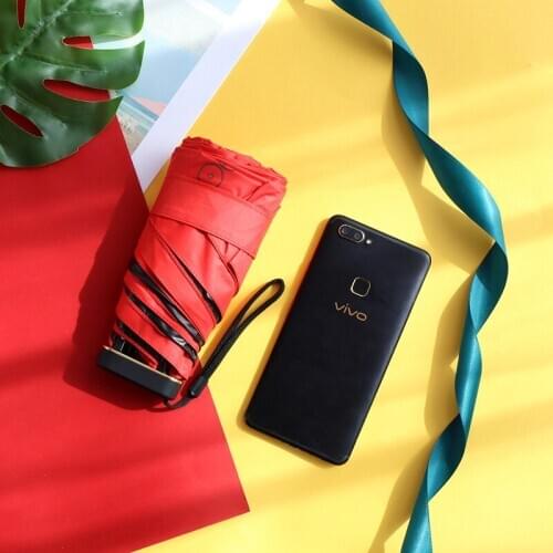 Ultra Light Mini Pocket Parasol Women Five Folding Rain Uv Protection Woman Umbrella Small Cute Sun Travel Rain Umbrella Y6S