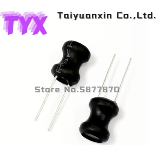 10PCS Power Inductor 6*8mm 6X8mm 2.2UH 4.7UH 10uH 22uH 33uH 47uH 68UH 100uH 330uH 470uH 1MH 2.2MH 4.7MH 10MH Inductance 2 Pins