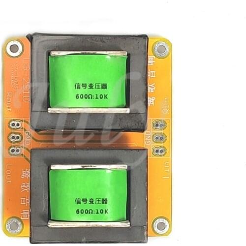 10K: 600Ω bile pre-stage single-ended, balanced output transformer, step-down transformer,10HZ-30KHZ -0.5DB 20HZ-39KHZ -0.3DB