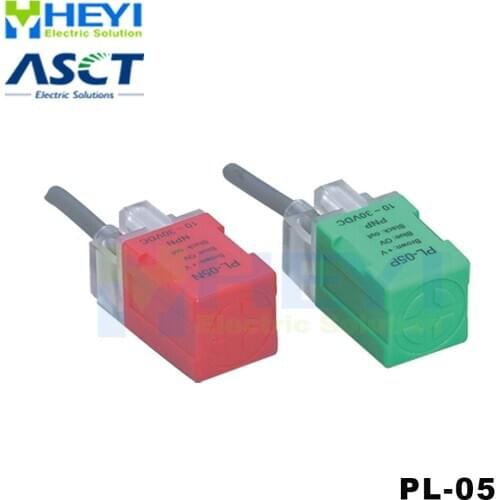 2/3 wire NO / NC sensor switch square proximity sensor switch PL-05 distance measuring sensor
