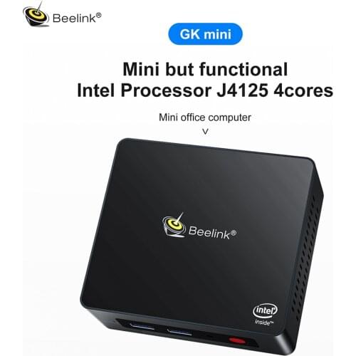Beelink T4 MINI PC Z8500 Windows 10 4GB RAM 64GB ROM4K UHD 2.4G/5GHz WiFi 1000M LAN Smart TV Box Home Office mini pc Computer