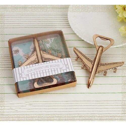 200pcs Helicopter Bottle Openers Plane Shaped Openers Beer Ppening Tools for Soda Drink Wedding Favors Gifts