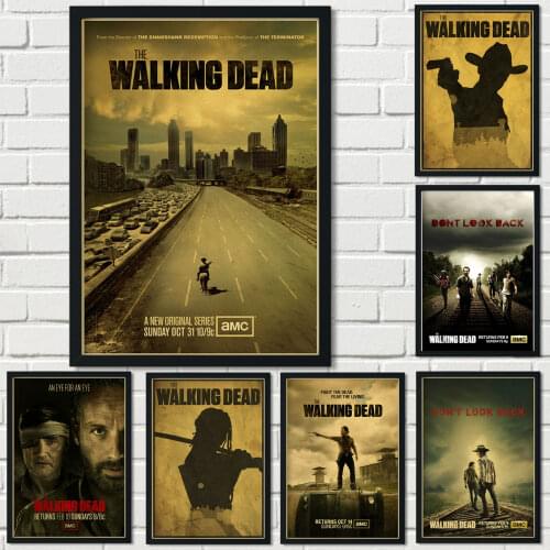 5D DIY Diamond Painting American Classic Zombie Horror Survival Type TV The Walking Dead Cross Stitch Kit Diamond Embroidery