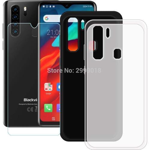 For Blackview A80 Pro Case For Blackview A80 Pro Cover + Screen Protector Tempered Glass Protective Film For Blackview A80 Pro