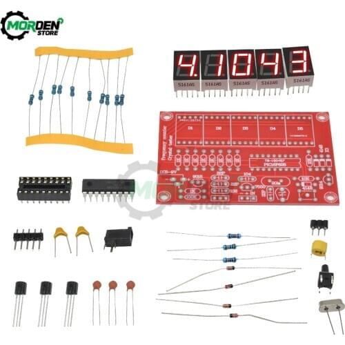 1Hz-50MHz Digital LED Crystal Oscillator Frequency Counter Tester Frecuencimetro DIY Kit 5 Digits Resolution Frequency Meters