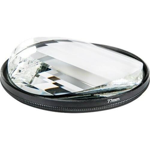 Camera Filter Linearity Glass Prism Handheld Kaleidoscope Glass Filter SLR Accessory 77mm Changeable Number Of Subjects