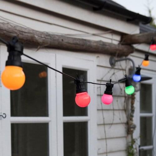 8M 13M G50 Globe Bulb String Lights Outdoor Garden Christmas LED Festoon Bulb Fairy Garland Light For Bedroom Patio Yard Wedding