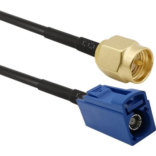 Fakra C Female to SMA Male RG174 Pigtail Cable for Wireless GPS GSM Antenna Car Radio Vehicle Antenna