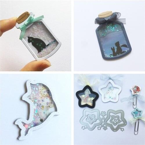 Pentagram Star Metal Cutting Dies Birthday gift for DIY Scrapbooking Album Paper Cards Decorative Craft Embossing Die Cut