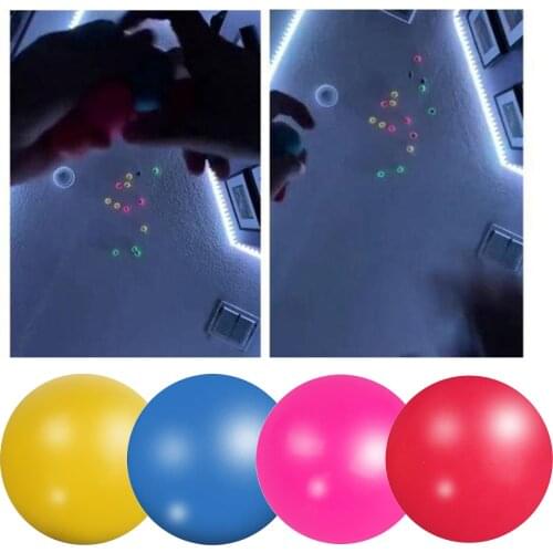 Soft Squeeze Ball Charm Pressure Release Stick Ball Squishy Toys Vibrant Colors Gift