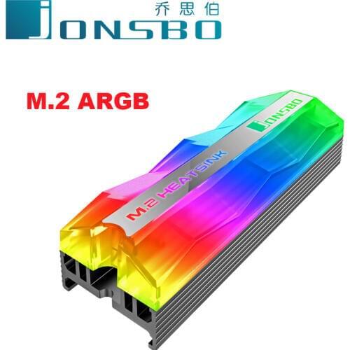 Jonsbo Heatsink Heat Aluminum M.2 Cooling Cooler Heat Sink Heat Thermal Pads for NGFF NVME PCIE 2280 SSD Hard Drive Disk