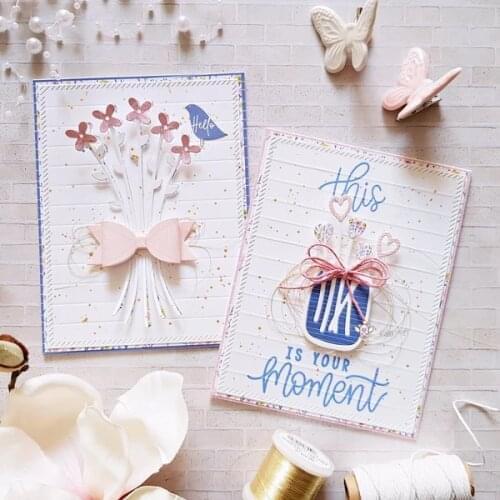 Mmao Crafts Metal Steel Cutting Dies New Heart plant cup bottle Stencil For DIY Scrapbooking Paper/photo Cards Embossing Dies