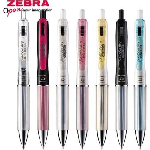 ZEBRA Gel Pen JJZ49 SARASA Dry AirFit Air Cushion Anti-Fatigue 0.5 mm Refill Replaceable Soft Holder Press Black Water Pen