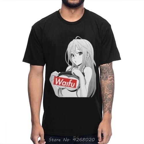 Japanese Anime Waifu Sex T-Shirt Fashionable Sexy Ahegao Graphic Print TShirt Unique Design TShirt Anime Tees Harajuku