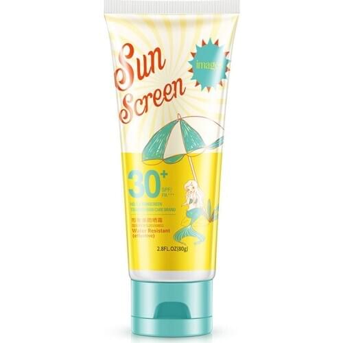 Facial Sunscreen Cream SPF30+ Isolation UV Sunblock Body Sunscreen Concealer Water Resistant Sunscreen Cosmetics