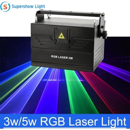 Supershow RGB Full Color DMX Animation Laser Lights DJ Party Disco Show Projector Stage Lighting
