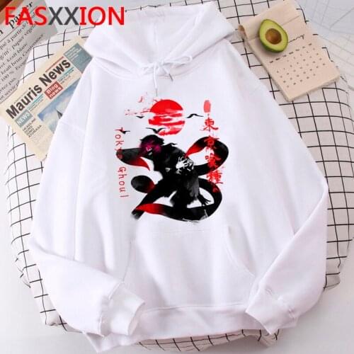 Tokyo Ghoul Kaneki Ken hoodies female y2k aesthetic grunge women clothing 2020 printed