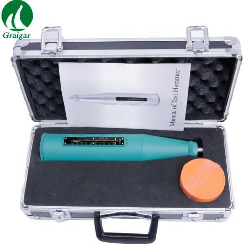 High Accuracy HT-225 Portable Schmidt Hammer Concrete Rebound Test Hammer Made of Polymer Materials Test Range 10~60Mpa