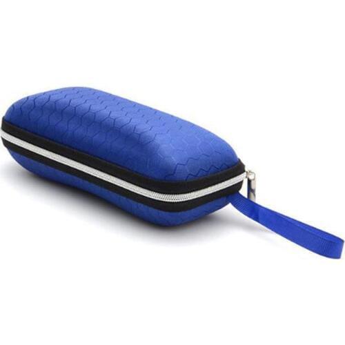 Women Fashion Zipper Rectangle Sunglasses Hard Travel Glasses Case Protection Box 2020